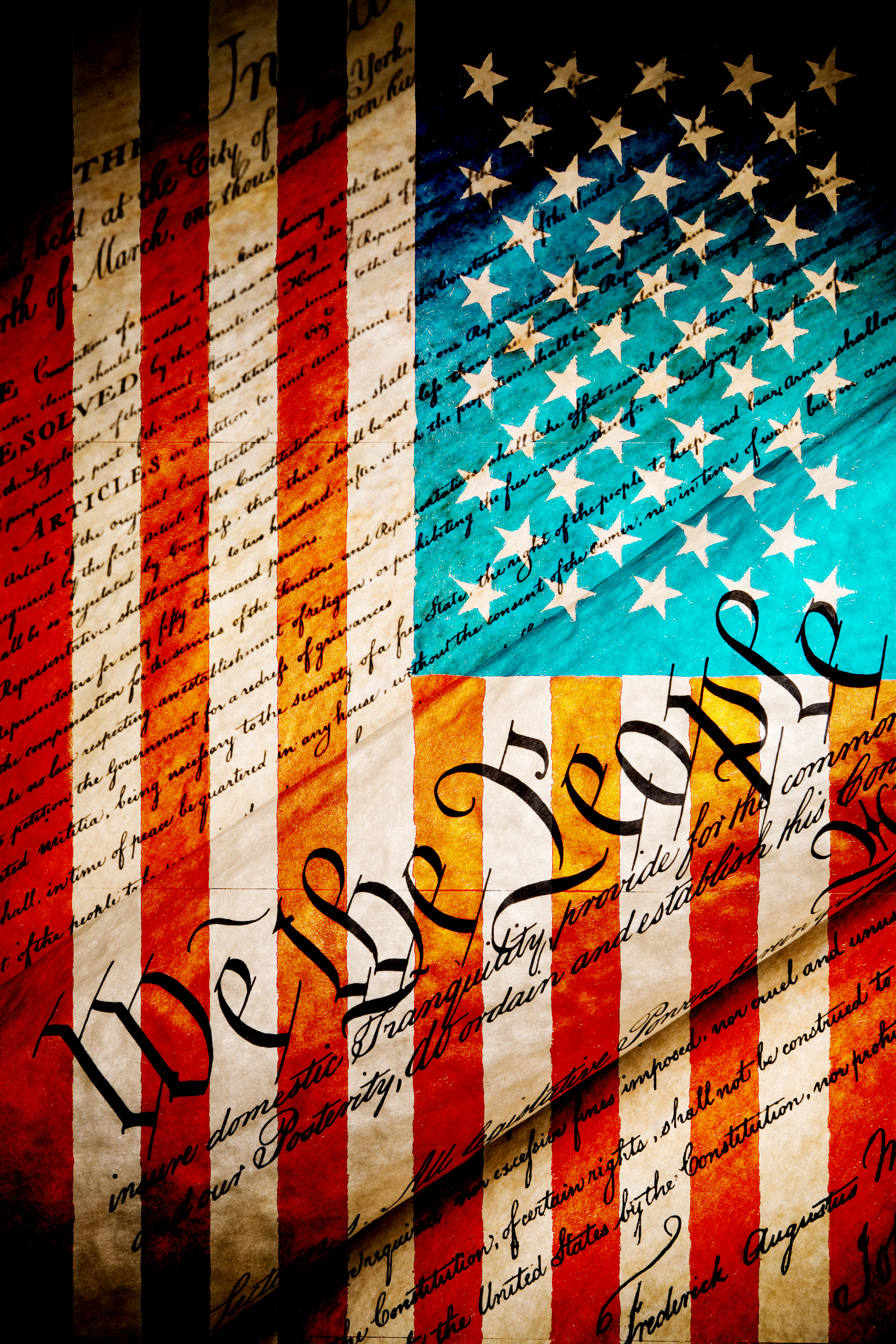 We The People American Flag